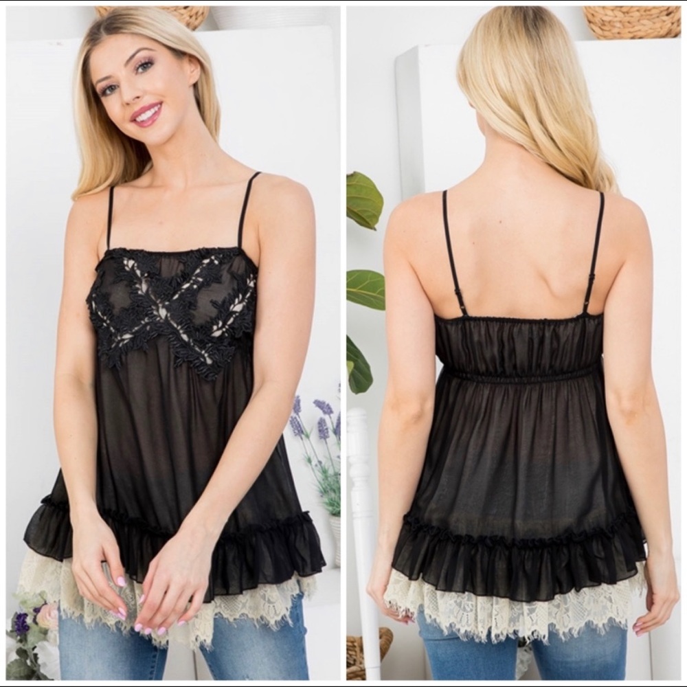 Stunning Elegant Ryu A’reve Floral Embroidered Top